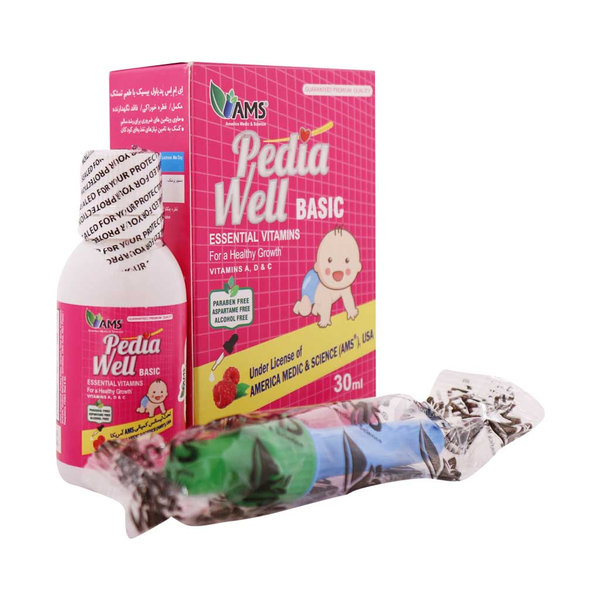  قطره خوراکی پدیاول بیسیک ای ام اس 30 میلی لیتر