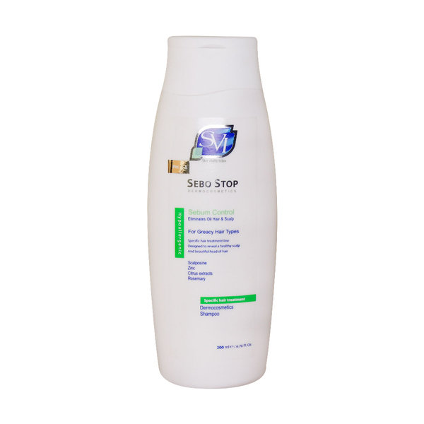  شامپو سبو استاپ اس وی آی مخصوص موهای چرب 200 میلی لیتر