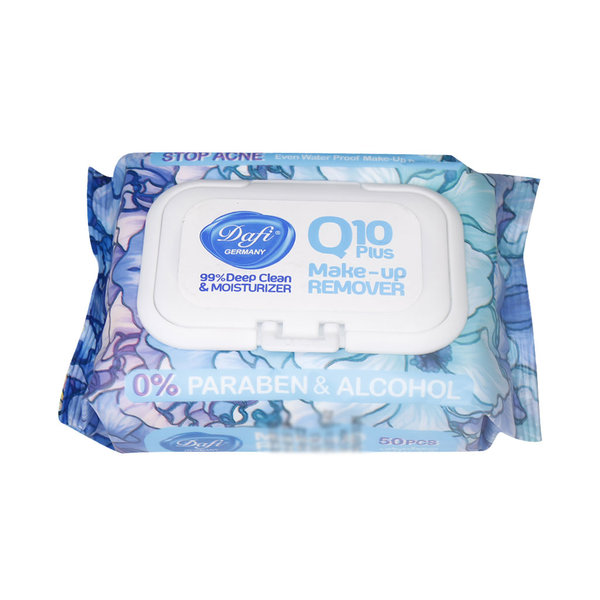  دستمال مرطوب پاک کننده آرایش دافی مدل Stop Acne بسته 50 عددی