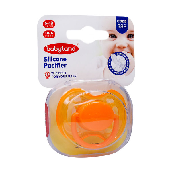  پستانک ارتودنسی بیبی لند کد 388 مناسب نوزادان 6 تا 18 ماه