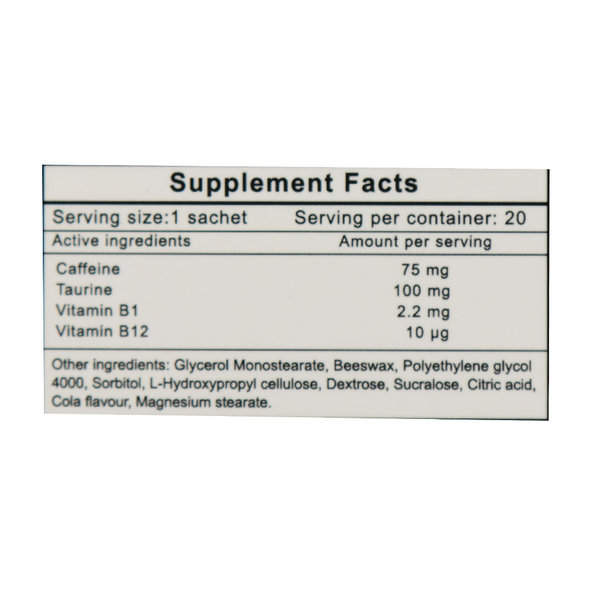  ساشه انرژی کاف بنیان سلامت کسری 20 عدد