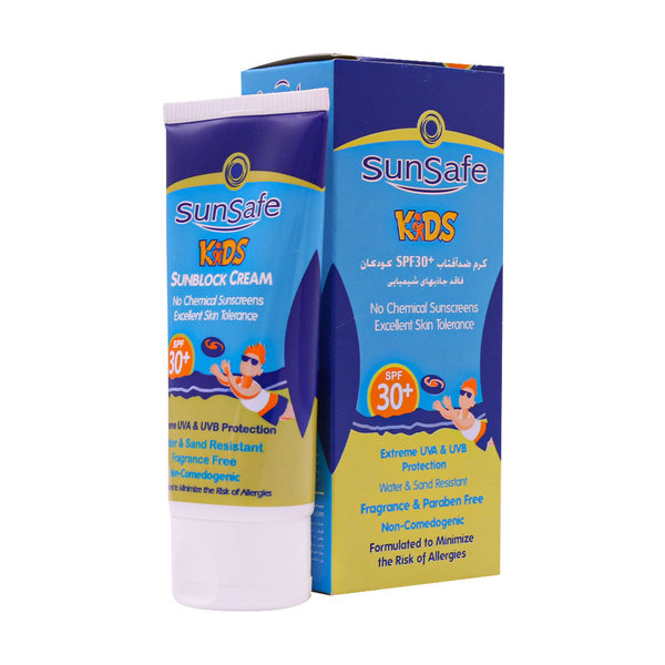  کرم ضد آفتاب کودکان SPF30 سان سیف 50 گرم