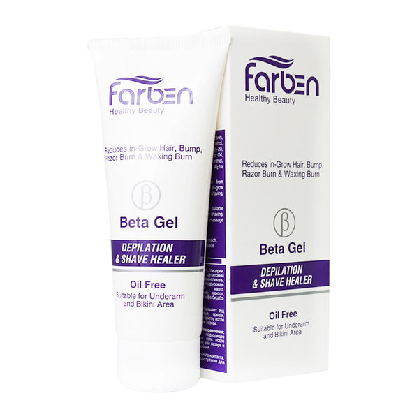  ژل بتا فاربن مناسب برای پس از اصلاح اپیلاسیون و لیزر 75 میلی لیتر