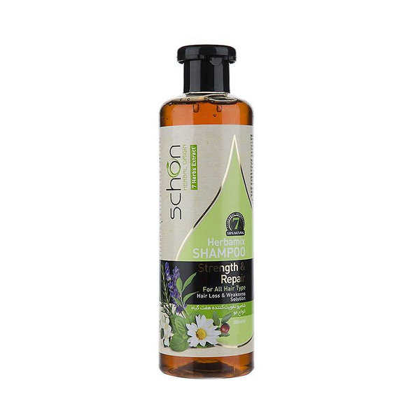  شامپو هفت گیاه هربامیکس شون مناسب انواع مو 300 میلی لیتر