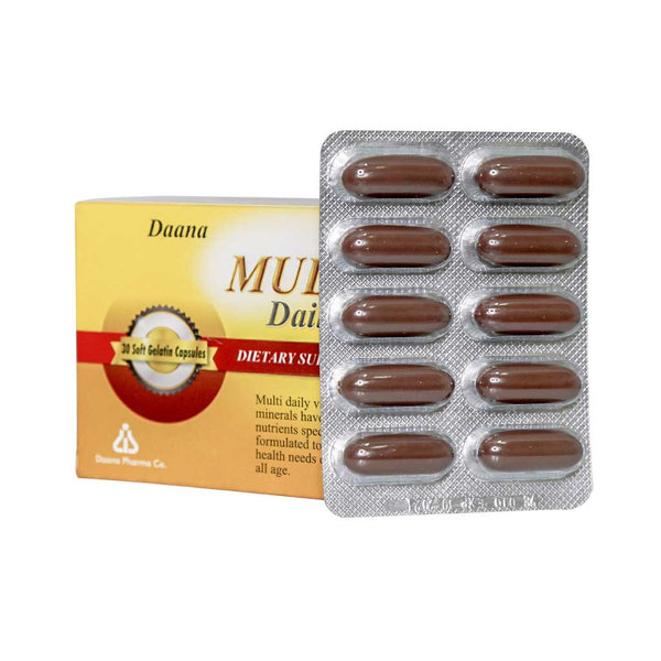  کپسول مولتی دیلی دانا 30 عدد