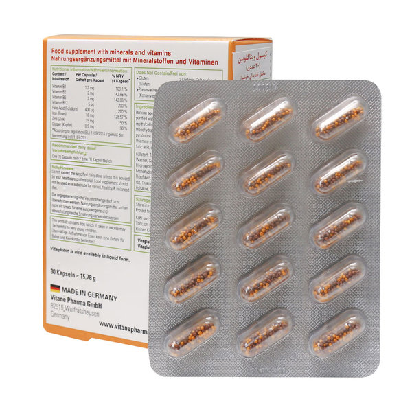  کپسول ویتاگلوبین ویتان 30 عدد