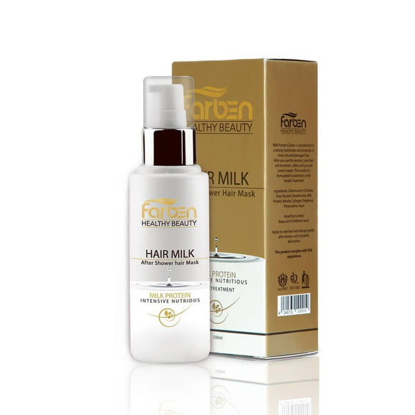  شیر موی مغذی و ترمیم کننده فاربن بدون آبکشی 100 میلی لیتر