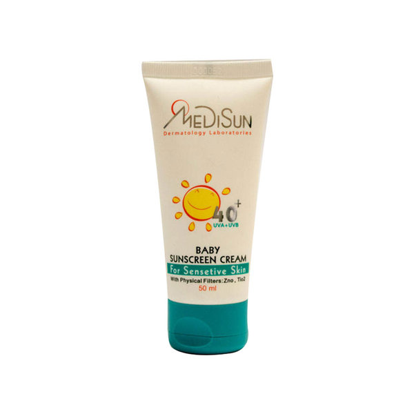  کرم ضد آفتاب کودک مدیسان +SPF40 مناسب پوست حساس 50 میلی لیتر