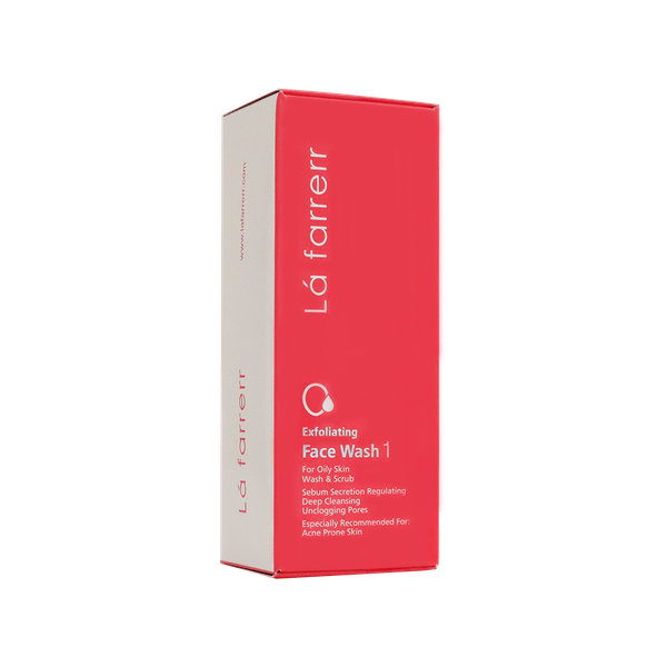  ژل شستشوی صورت با اثر لایه برداری لافارر شماره ۱ مخصوص پوست های چرب و مستعد آکنه ۱۵۰ میلی لیتر
