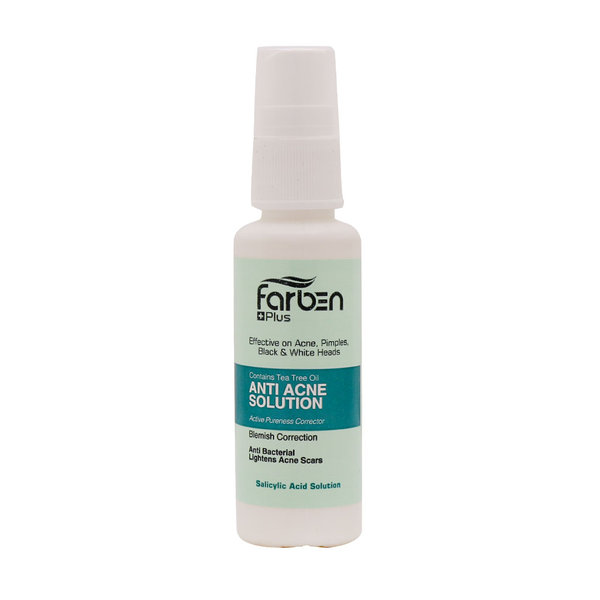  محلول ضد جوش و ضد آکنه فاربن پلاس 50 میلی لیتر