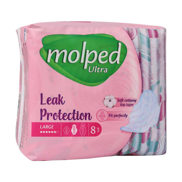  نوار بهداشتی بزرگ مولپد سری Ultra بسته ۸ عددی