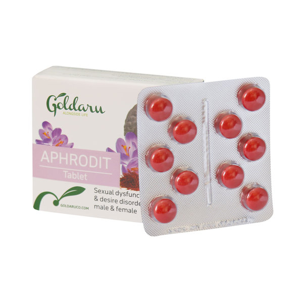  قرص روکش ‎دار آفرودیت گل دارو ۳۰ عددی