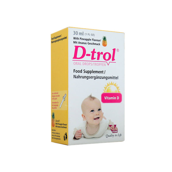  قطره دی ترول ویتان 30 میلی لیتر