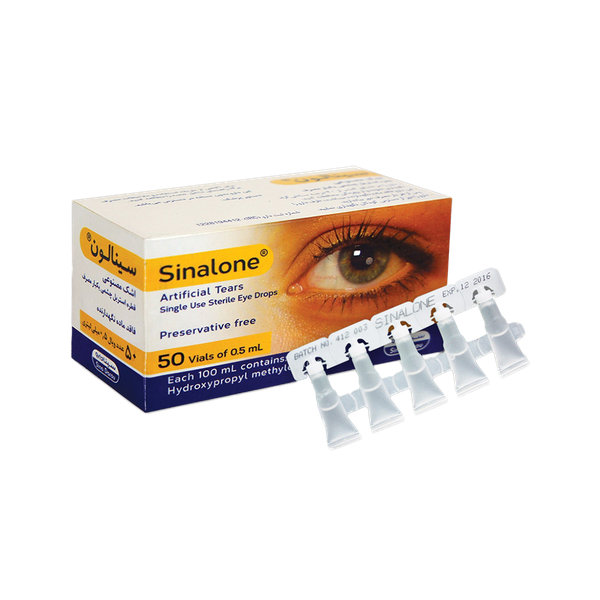  اشک مصنوعی سینالون سینا دارو ۵۰ ویال