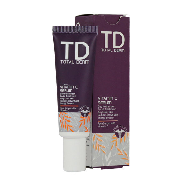  سرم روشن کننده ویتامین C توتال درم 30 میلی لیتر