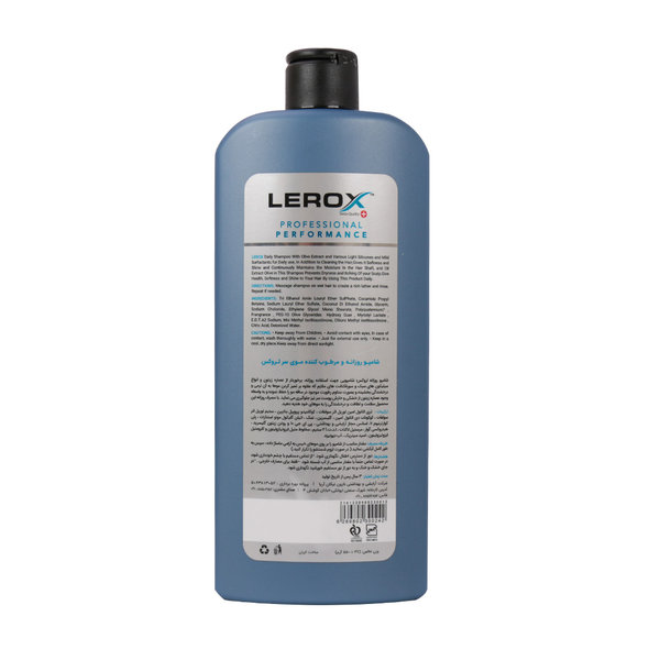  شامپو روزانه و مرطوب کننده موی سر لروکس 550 میلی لیتر