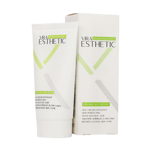  کرم لایه بردار AHA 10 درصد ویرا استتیک 50 میلی لیتر