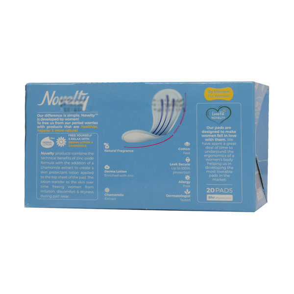  پد بهداشتی روزانه ناولتی سایز متوسط 20 عدد