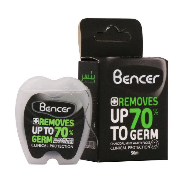  نخ دندان زغالی بنسر 50 متر