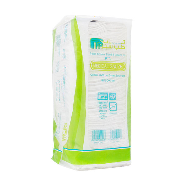  گاز طبی غیر استریل تاپ طب سبز 400 گرم