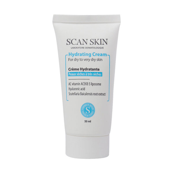  کرم آبرسان و مرطوب کننده پوست خشک و خیلی خشک اسکن اسکین 50 میلی لیتر