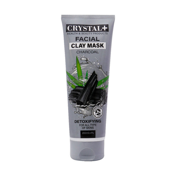  ماسک صورت پاک کننده کریستال پلاس حاوی کربن فعال مناسب انواع پوست 250 میلی لیتر