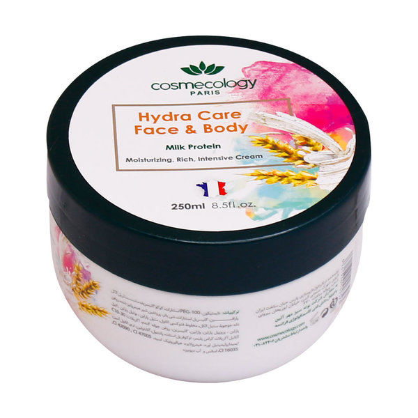  کرم مرطوب کننده صورت و بدن حاوی پروتئین شیر کاسمکولوژی 250 میلی لیتر