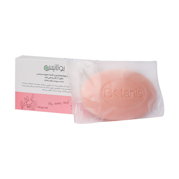  صابون ویتامینه و نرم کننده صورت و بدن بوتانیس مناسب پوست خشک 100 گرم