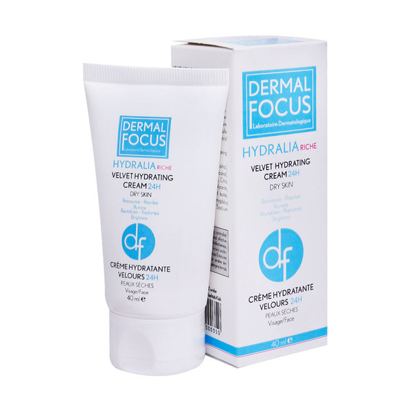  کرم مرطوب کننده هیدرالیا ریچ درمال فوکوس مناسب پوست خشک 40 میلی لیتر