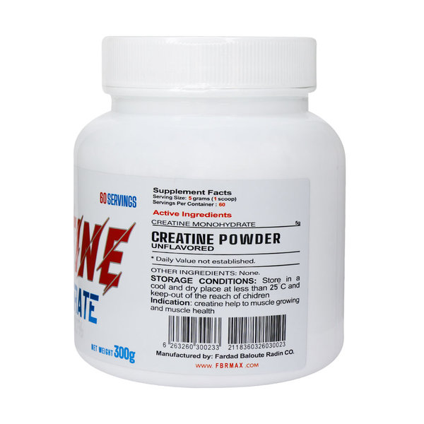  پودر کراتین مونوهیدات اف بی آر 300 گرم