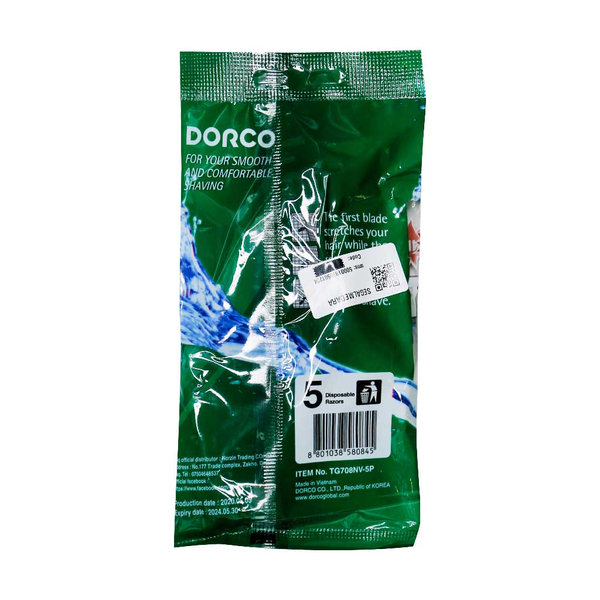  خودتراش دو لبه صابون دار دورکو 5 عدد