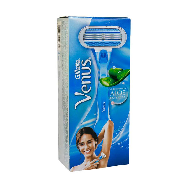  خودتراش سه لبه ونوس ژیلت حاوی آلوئه ورا Venus