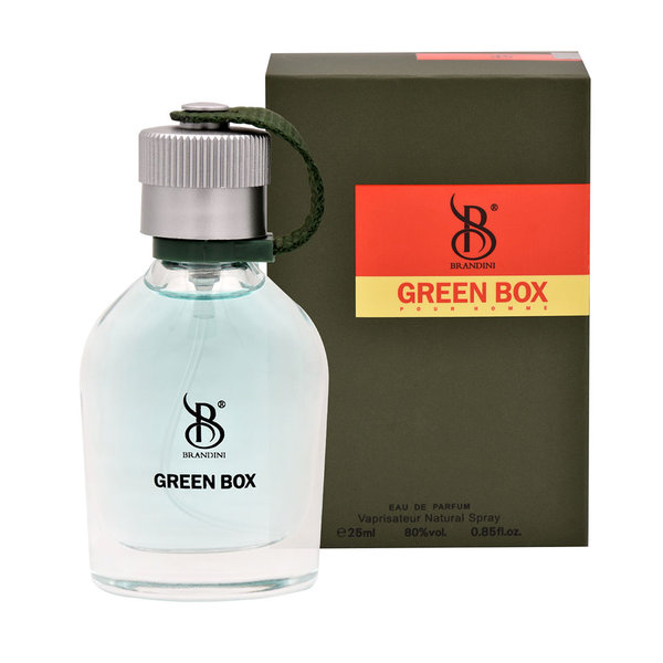  عطر جیبی مردانه برندینی مدل Green Box حجم 25 میلی لیتر