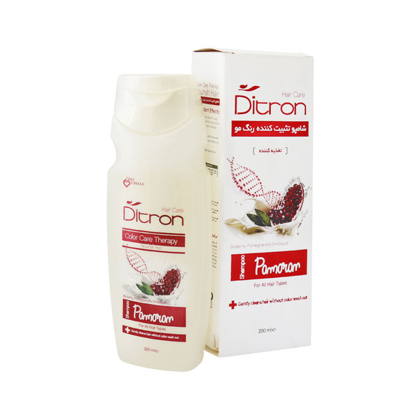  شامپو تثبیت کننده رنگ مو دیترون 200 میلی لیتر