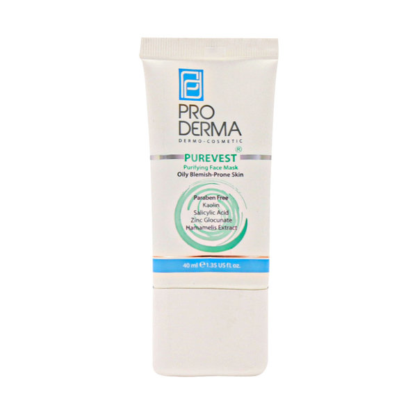  ماسک پاکسازی کننده پوست صورت پرودرما 40 میلی لیتر