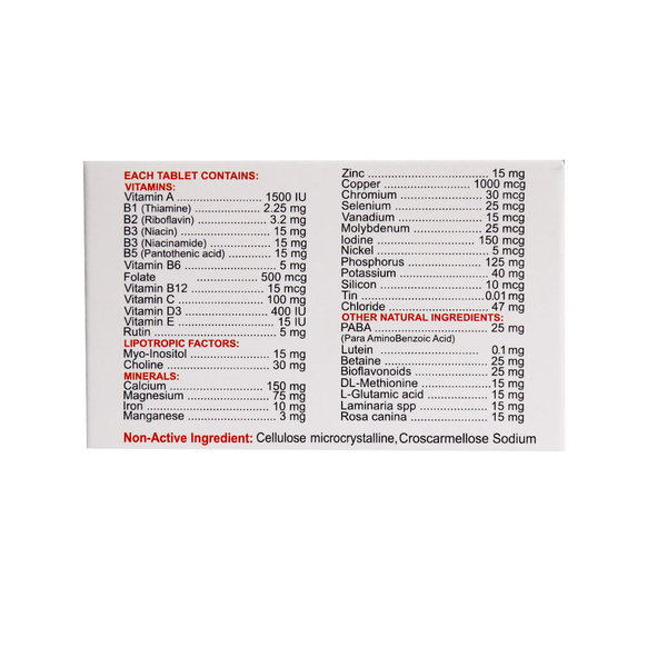  قرص مولتی ویتامین مینرال الیت 30 عدد