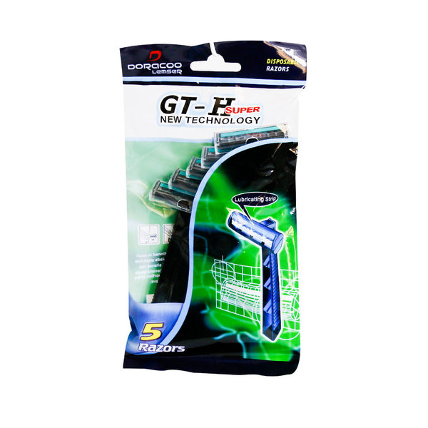  خودتراش مردانه دوراکو لمسر مدل GT-H بسته 5 عددی