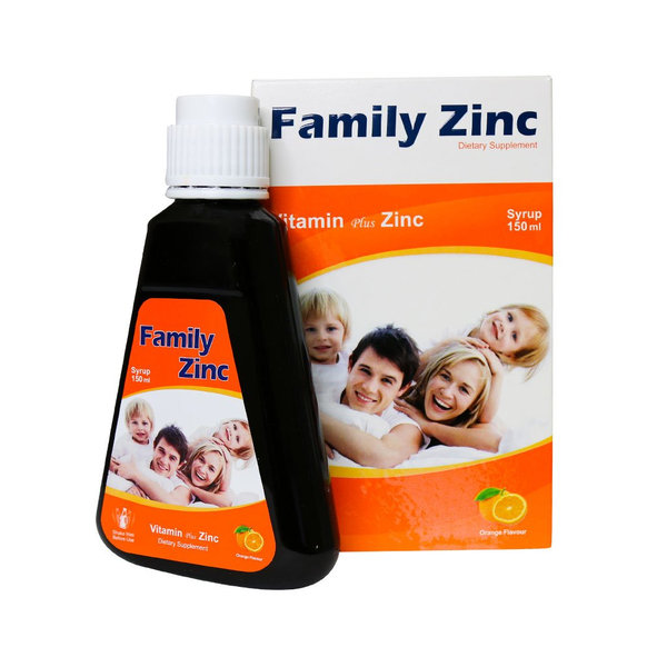  شربت فامیلی زینک هگمتان داروی غرب 150 میلی لیتر