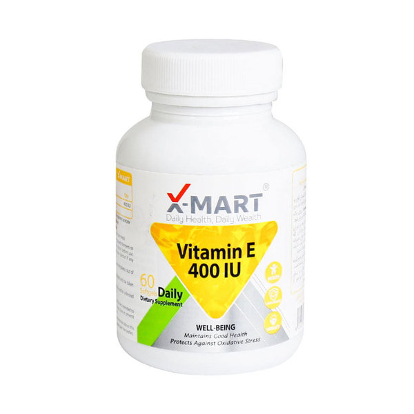  سافت ژل ویتامین E 400 واحد ایکس مارت 60 عدد