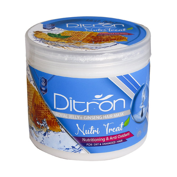  ماسک مو حاوی رویال ژل + عصاره جینسینگ دیترون 400 میلی لیتر