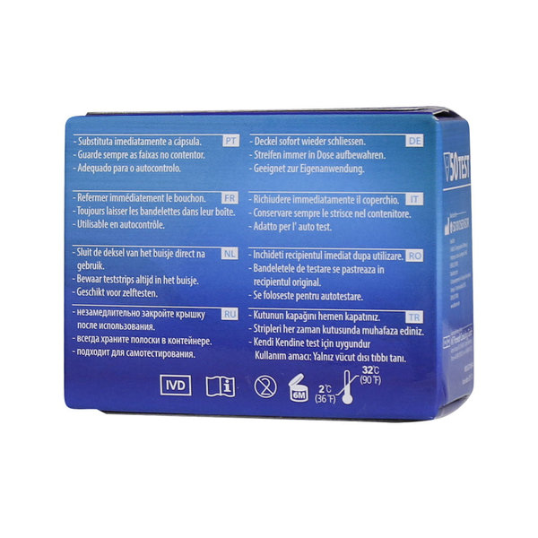  نوار تست قند خون اس دی چک مدل Gold بسته 50 عددی