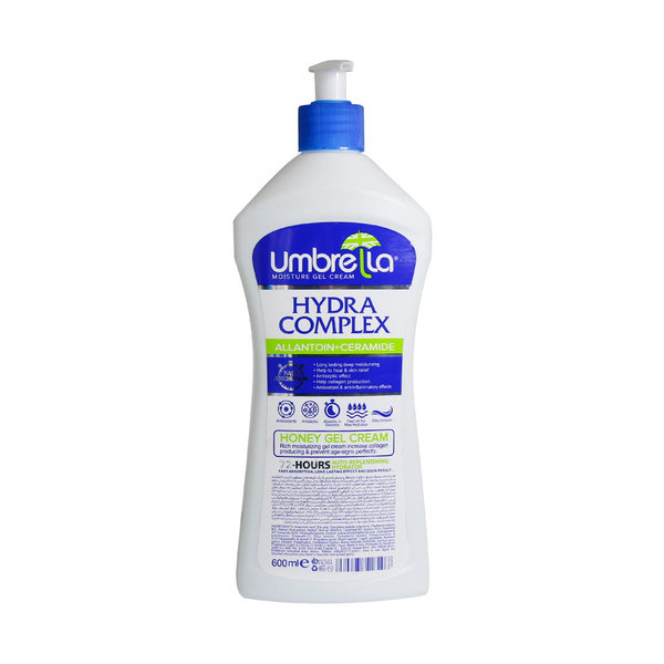  ژل کرم آبرسان پمپی زیتون آمبرلا 600 میلی لیتر