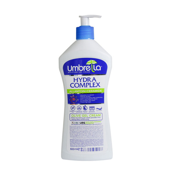  ژل کرم آبرسان پمپی انگور آمبرلا 600 میلی لیتر