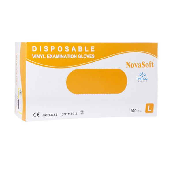  دستکش وینیل بدون پودر نواسافت 100 عدد