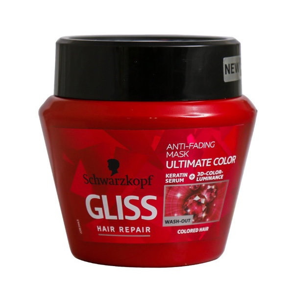 ماسک ترمیم کننده و تثبیت کننده رنگ مو گلیس مناسب موهای رنگ شده 300 میلی‌لیتر