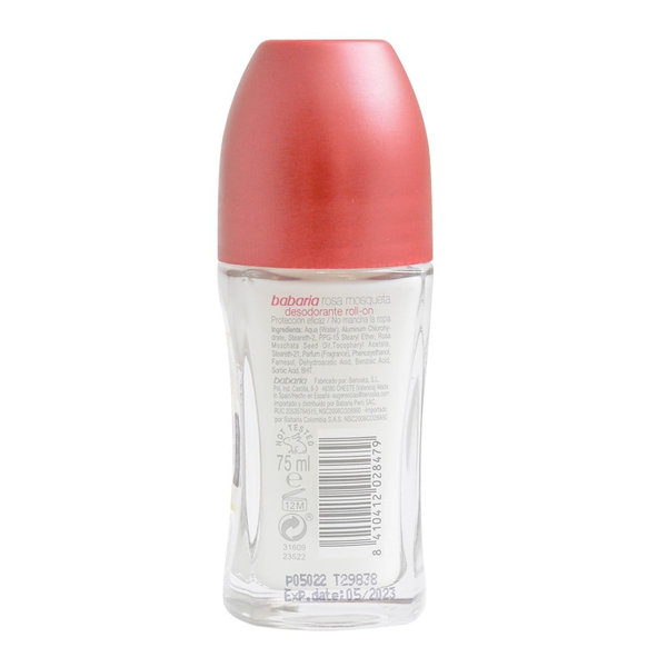  رول ضد تعریق زنانه گل رز باباریا 75 میلی لیتر