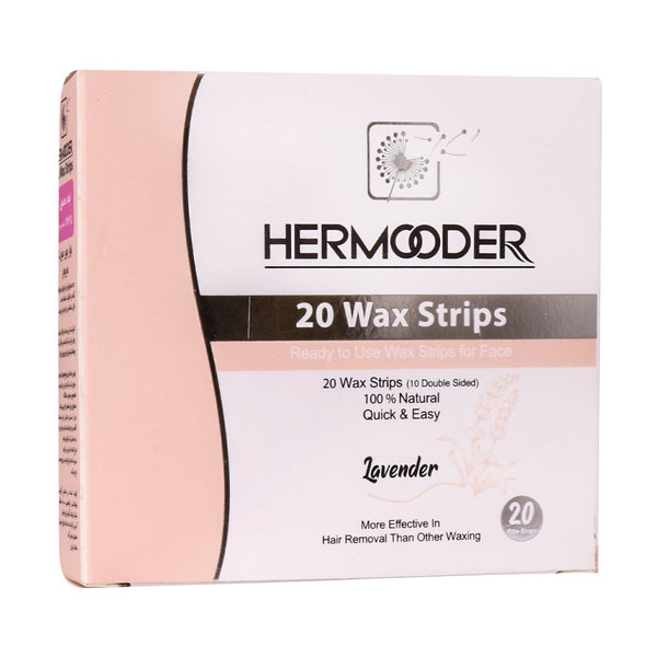  نوار موبر صورت هرمودر مدل لوندر 20 عدد