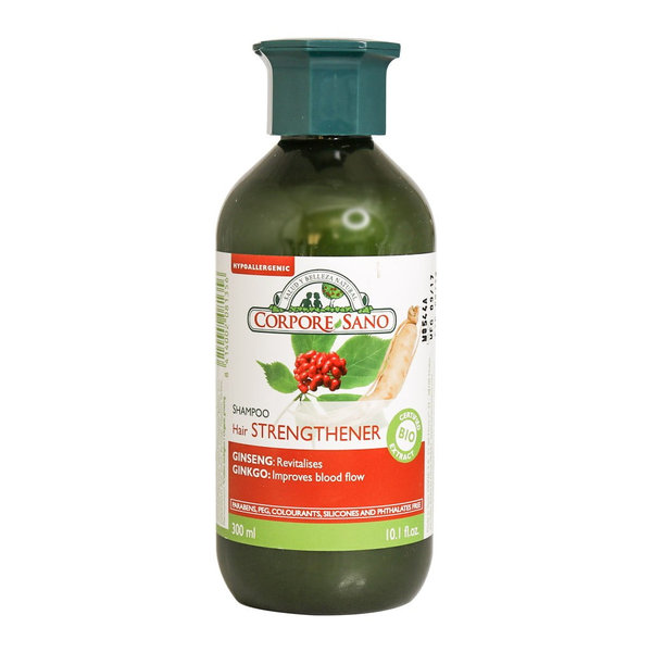  شامپو ضد ریزش مو کورپورسانو حاوی جینسینگ 300 میلی لیتر