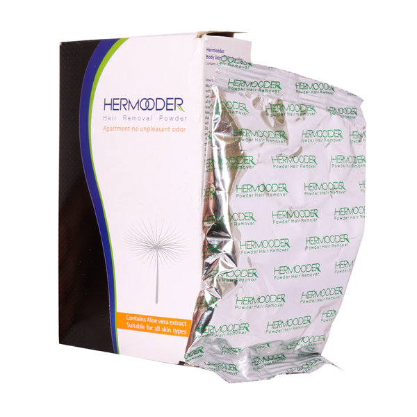  پودر موبر بدن بدون بو هرمودر حاوی آلوئه ورا 50 گرم