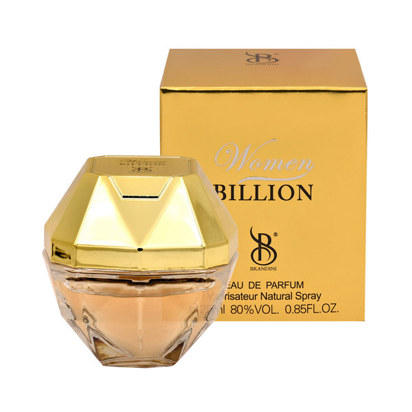  عطر جیبی زنانه برندینی مدل Billion حجم 25 میلی لیتر
